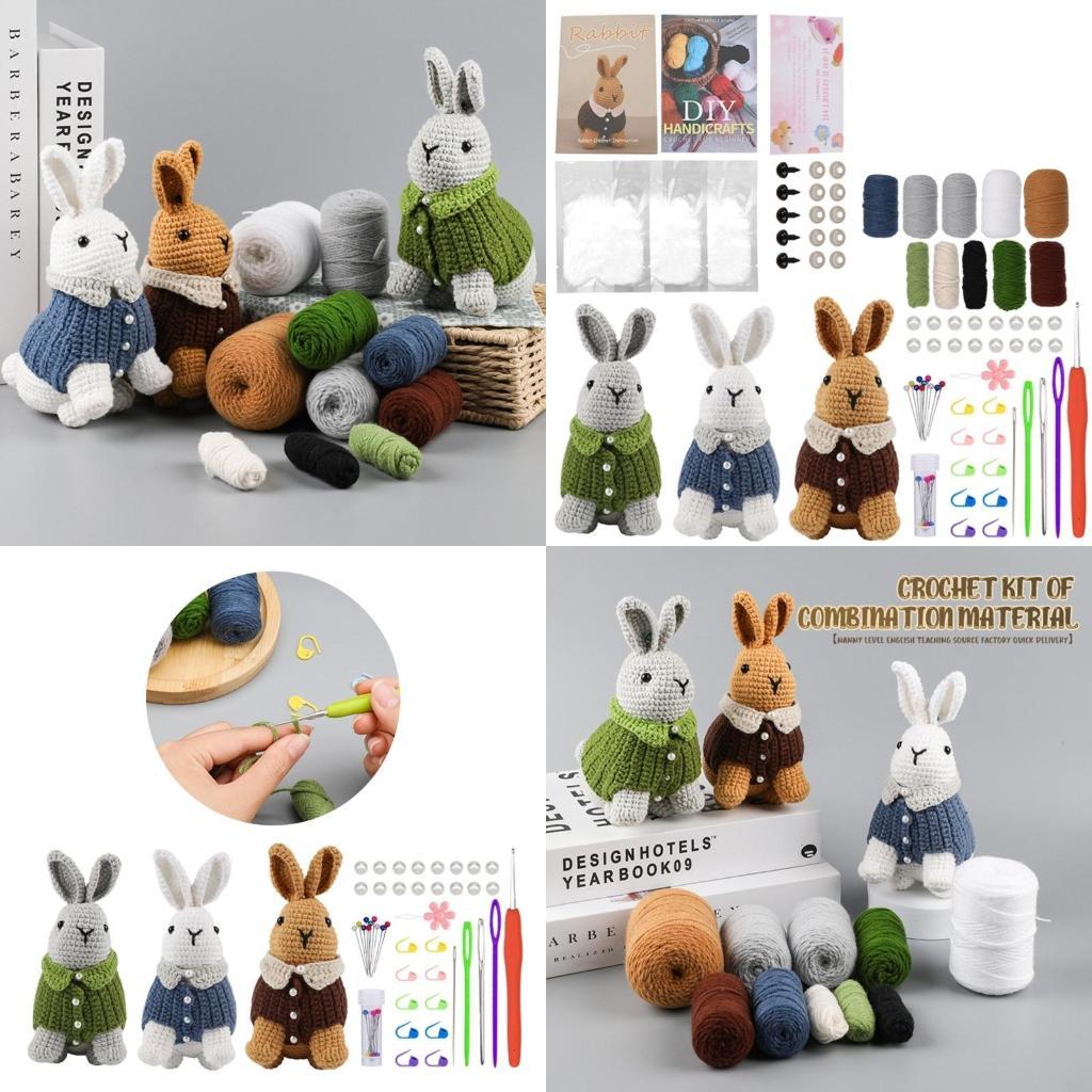 

Crochet for Beginner, Crochet Animal to Make Animal, Beginner Crochet for Adults Kids Knitting X3UC China Mainland