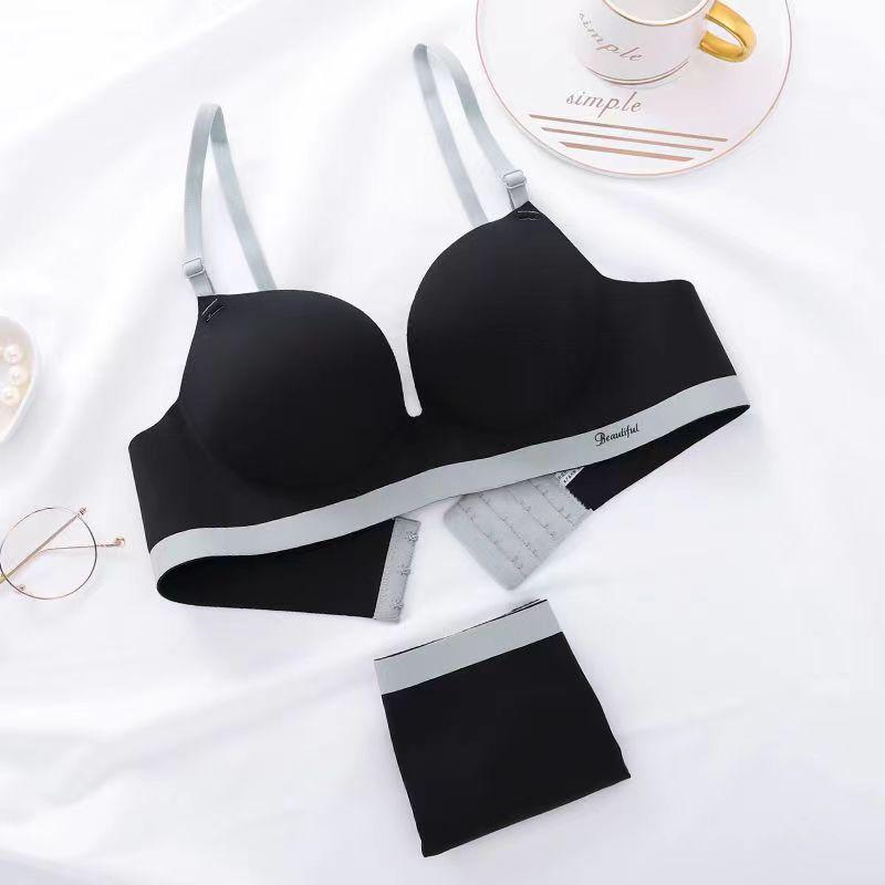 

Бесшовный цельный комплект бюстгальтера пуш-ап на 2023 год для женщин 36/80 AB Cup