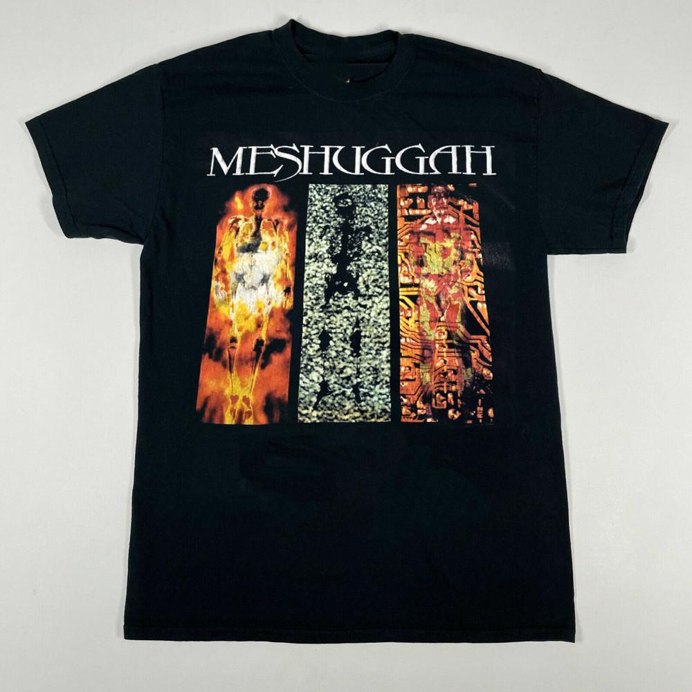 Collection Meshuggah Band Short Sleeve Full Size Unisex Black T-Shirt Unisex T-Shirt S