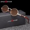 SPEEDHYUN Vintage Round Sunglasses Lightweight Frame with Full UV Protection