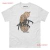 Vintage Style Leopard ART T Shirt vintage Washed Casual Stylish Breathable fashion Slightly Top For Everyday Wear