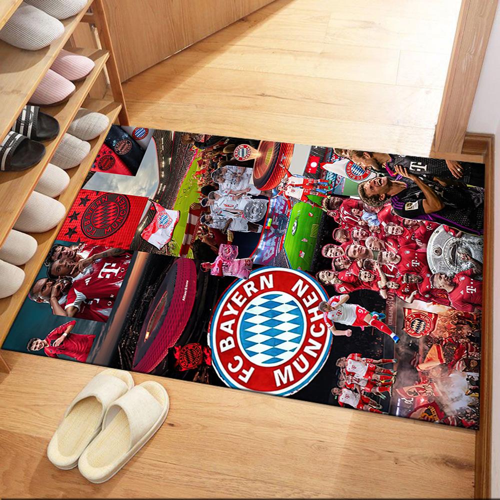 FC Bayern München Quadratische Teppiche sind eine großartige Wahl für Wohnzimmer, Schlafzimmer, Heimdekoration und als Geschenke.