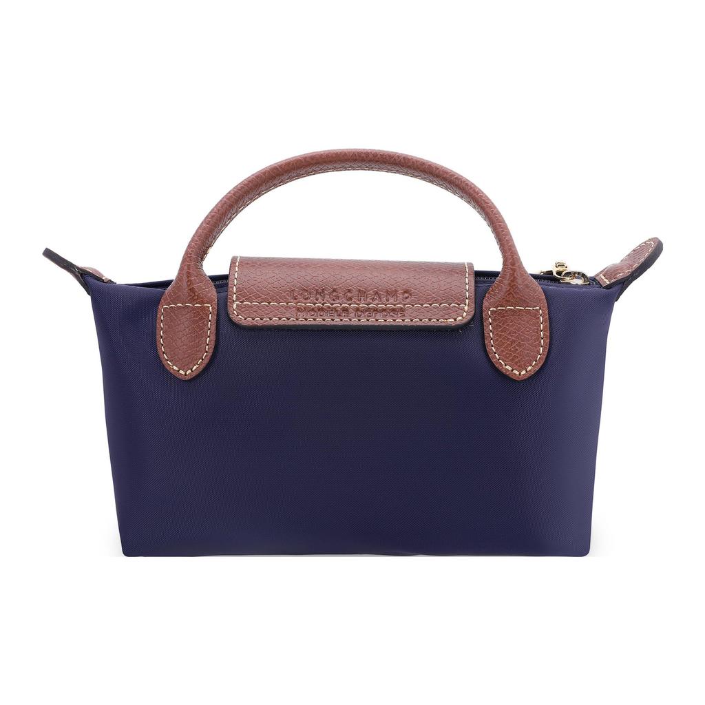 Longchamp Le Pliage Original Portemonnee met Handvat Marineblauw Dames Portemonnees Blauw 34175089P68