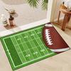 Tapis NFL sur le thème du Super Bowl Tapis de sol antidérapants lavables en machine pour les entrées et la décoration de vacances Célébrez l'esprit du football