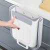 Foldable Garbage Container Cabinet Mounted Trash Bin, Compact Hanging Can, Kitchen Waste Bin Space Saving for Bathroom Office And Small Collapsible