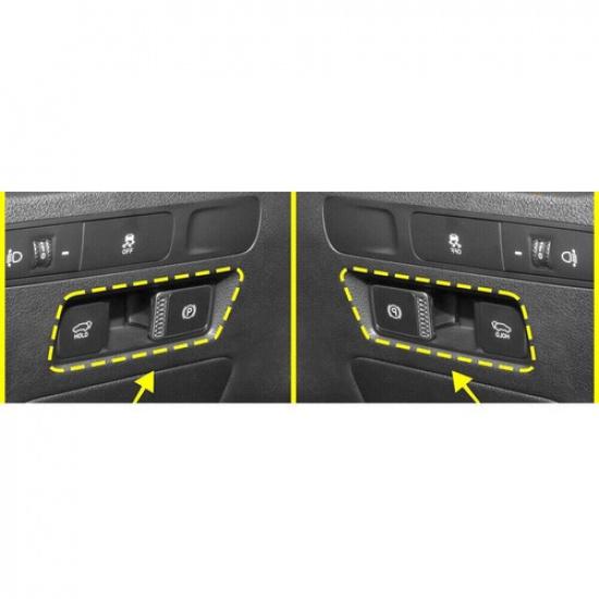 Inner Tailgate Rear Door Switch Trim For Hyundai Palisade -2024 Bright Red