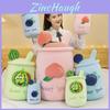 Soft Plush Bubble Tea Boba Cups Toy Peach/watermelon/blueberry Hug Doll Gift