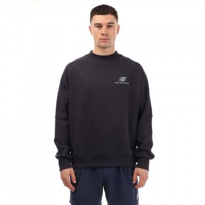 New Balance Mens French Terry Crew Neck Sweatshirt