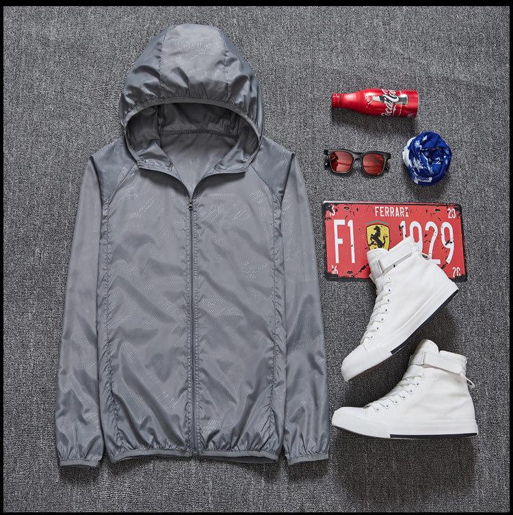 

Женское летнее быстросохнущее дышащее пальто-дождевик с защитой от солнца XXL серый