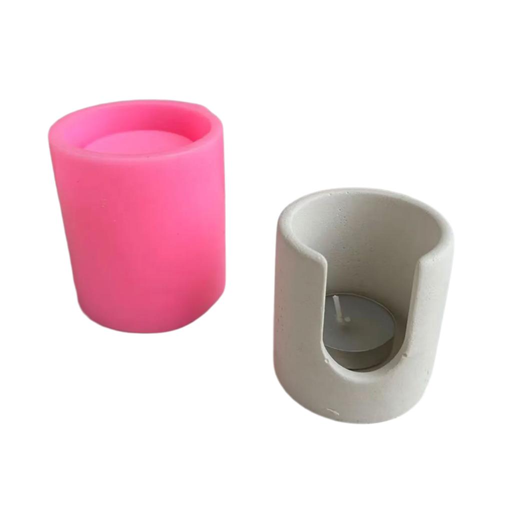 Aromatherapy Candle Heating Bracket Silicone Molds Candlesticks Resin Molds Cup Heating Support Molds Concrete Moulds
