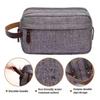 Customizable Men's Travel Toiletry Bag - Waterproof, Large Capacity, Portable Business Style