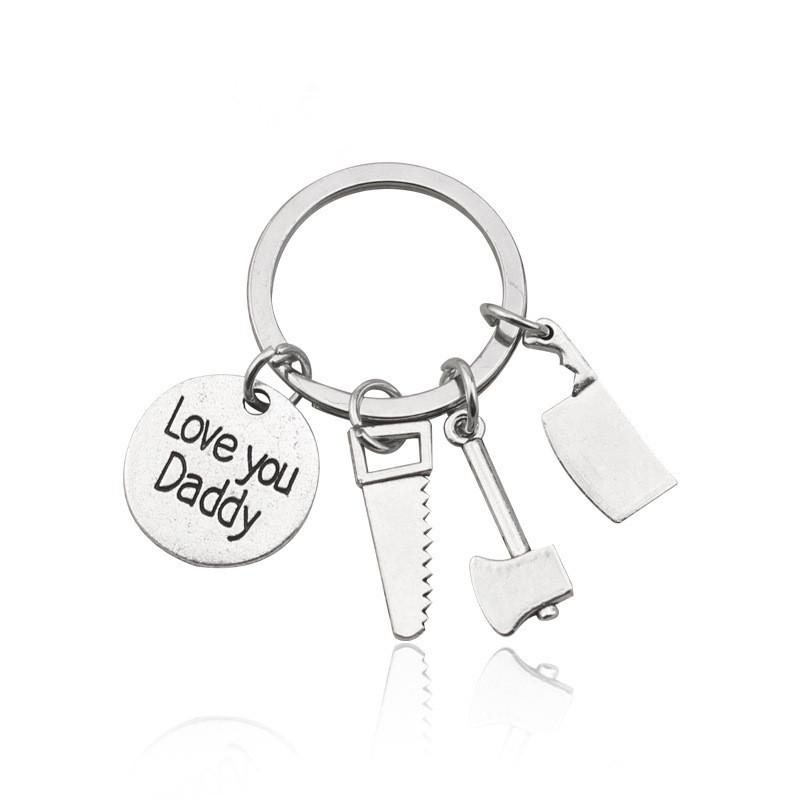 3pcs Stainless Steel Keychain Set Creative Funny Keyrings Hanging Pendant Decor 3pcs Stainless Steel Keychain Set Creative Funny Keyrings Hanging Pendant Decor