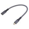 USB C Extension Cable Male To Female 20Gbps Transfer 240W Fast Charging 4K 60Hz Video USB C 3.2 Gen 2 Extender Cord for