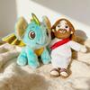 Magnetic Shoulder Plush Toy: Frog, Sloth, Squirrel, Dinosaur, Parrot