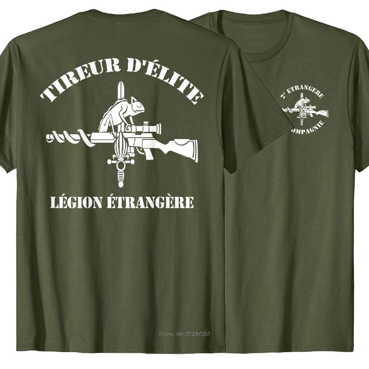 

Футболка со снайпером спецподразделений Французского Иностранного легиона S