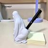 Cool Workstation Gadgets 3D Printed Funny Big Ass Pen Holder, Halloween Ghost Desktop Organizer, Creative Butt Shaped Unique Office Desk Accessories