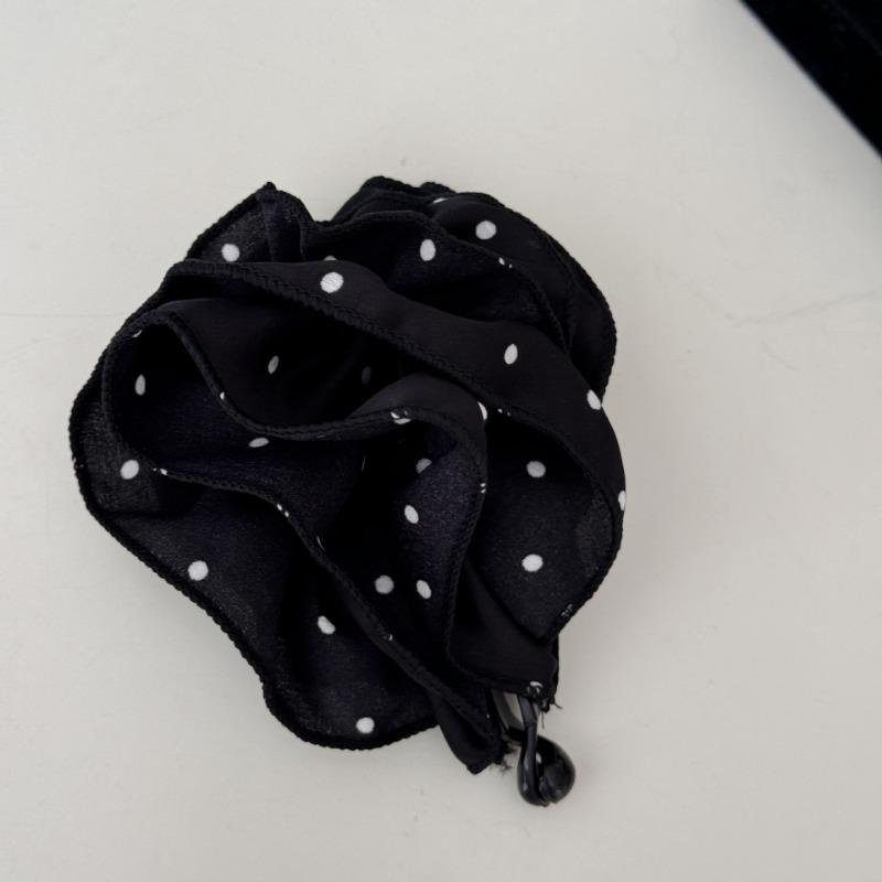 

Stylish Satin Polka Dot Banana Clip, Vertical Clip Clip, Simple Hair Clip, High-end Hair Clip, Elegant Hair Accessory