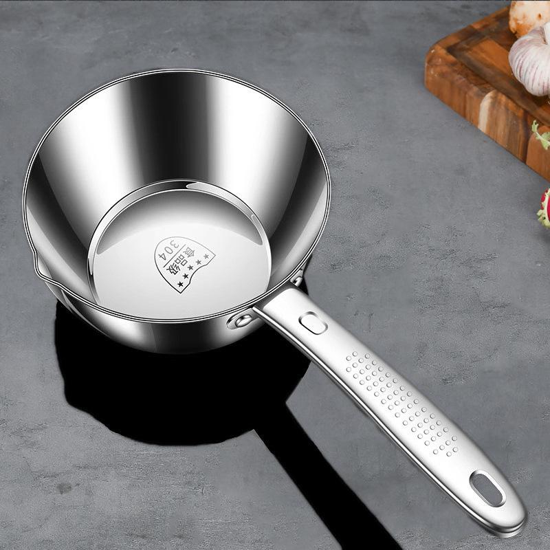 304 Stainless Steel Non-slip Water Ladle – Thickened Large Water Scooping Spoon for Kitchen Use