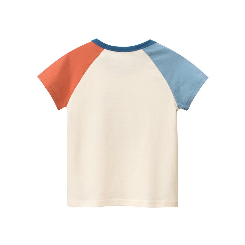 2024 Summer Korean Style Boys' Short Sleeve T-Shirt for Kids