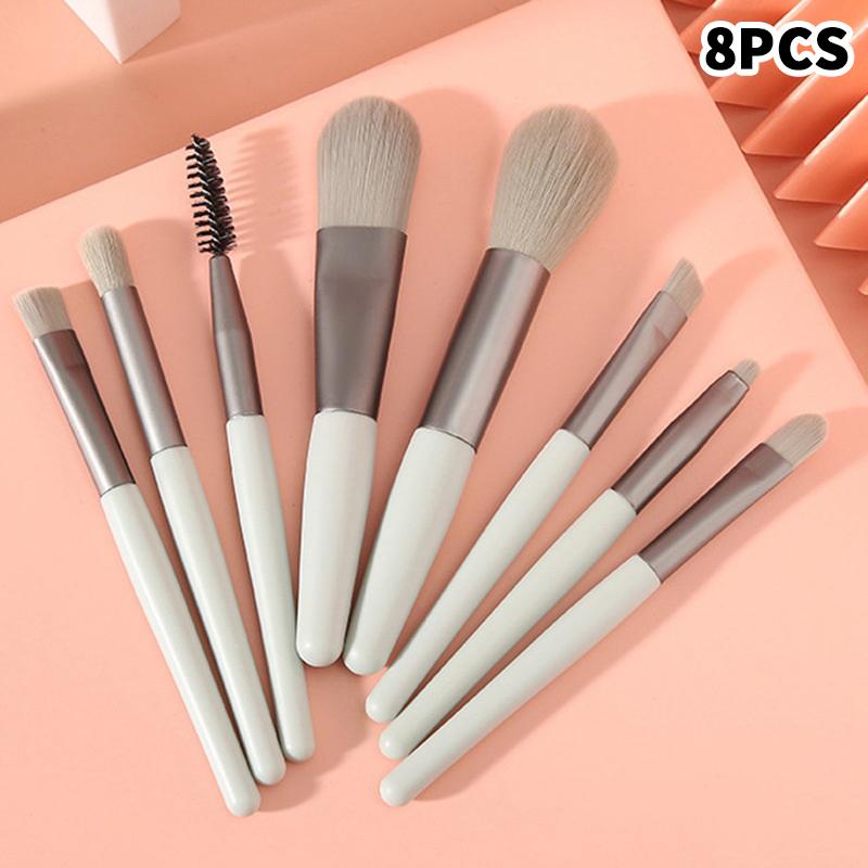 

8/10Pcs Makeup Brush Set Professional Super Soft Detail Brush Blush Brush Foundation Concealer Eyeshadow Brush Beauty Tools