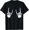 Trendy Halloween Skeleton Rocker Graphic Costume T  Shirt T- Shirt