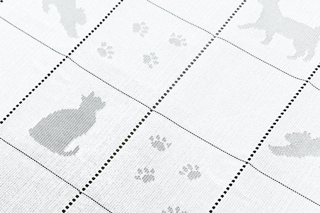 Accordion Curtains with a Cat 250cm x 150cm x Room Divider Long Cute Cat Long Tension Folding Privacy Living Heat UV Air Made in Japan Pattern, 250cm,