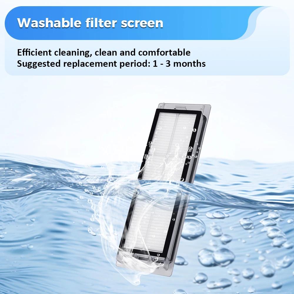 Dust Box Hepa Filter Parts For Roborock S5 S6 S50 S51 S52 S55 T4 T6 Vacuum Cleaner Robot Dustbin Box with Filter Accessroies