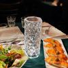 Modern and Elegant Crystal Light for Table and Bedroom, with Touch Control and Adjustable Rose Light, Diamond Projection Included