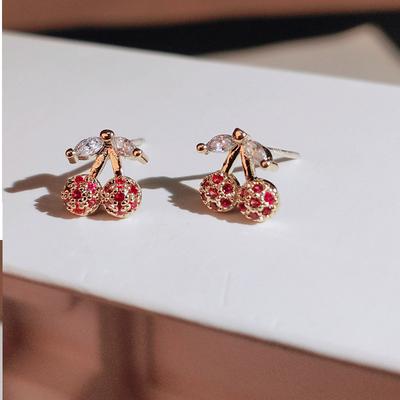 Boucles d'oreilles piercing pour le tempérament féminin Argent sterling Simple Petites et froides