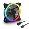 Ventilateur PC - SHARKOON - Shark Blades - 12 cm - PWM - Noir
