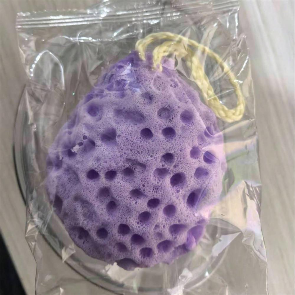 

1PC Honeycomb shower ball shower cotton Home Soft Bath Wipes Rubbing Bath Ball Bubble Bath Ball фіолетовий