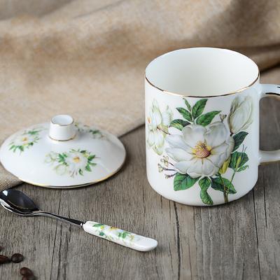 Coffee Spoon with Ceramic Handle Dessert Coffee Spoons Ice Cream Teaspoon for Cafe Coffee Powder Making Stiring
