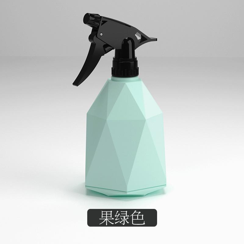 

600ml Geometric Design Empty Spray Bottle Plastic Watering The Flowers Water Spray for Salon Plants Sprayers Candy Color Hot зелёный