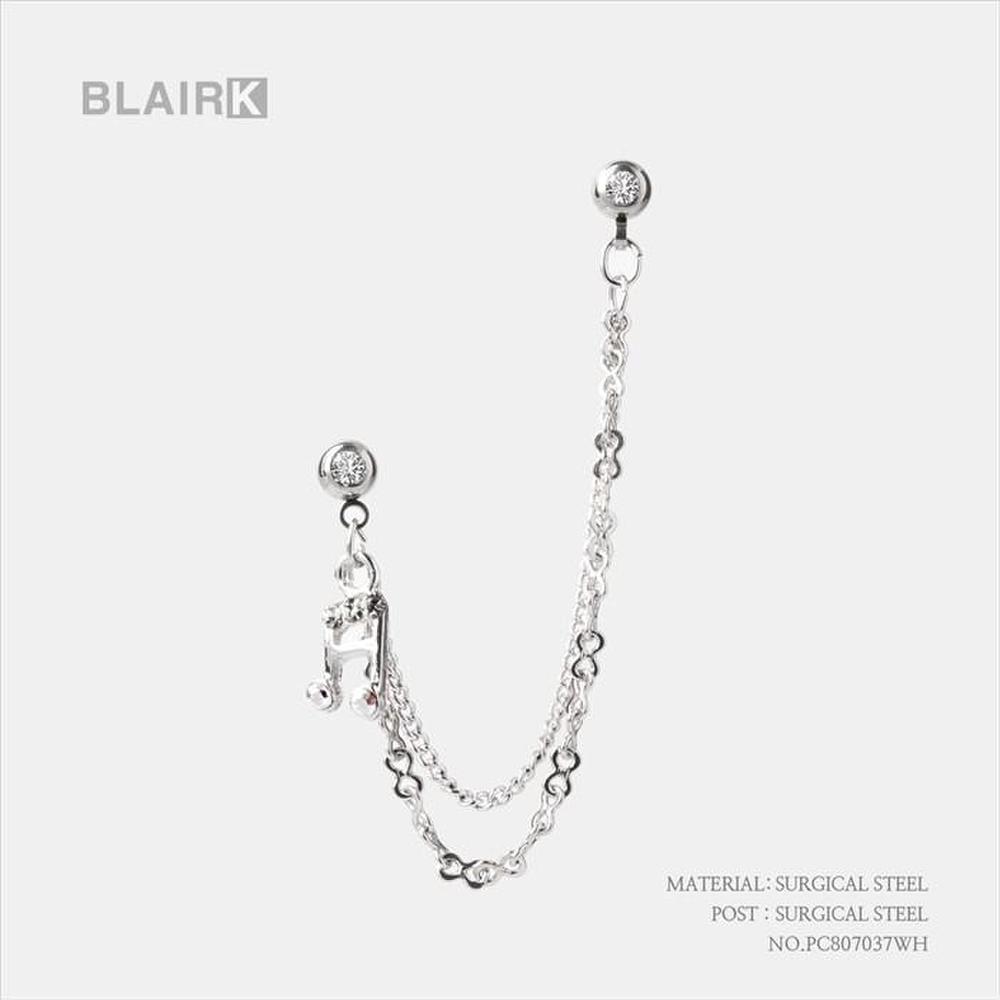 

Musical Note Cubic Chain Surgical Steel Chain Piercing (S2048773)