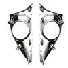 Left Right Car Front Bumper Fog Light Cover For TOYOTA CAMRY 2012 2013 2014 Auto ABS Chrome Fog Lamp Hood