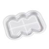 Resin Tray Molds Flower Cloud Dish Molds with Edges Rolling Tray Molds for Epoxy