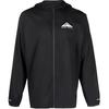 Ensfarget Logo Zip Hoodie Med Lommer Herrejakker Svart DX6884-010