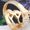Knuckle Ring Shiny Rhinestone Peacock Charming Women Girls Elegant Animal Finger Ring Jewelry Accessories