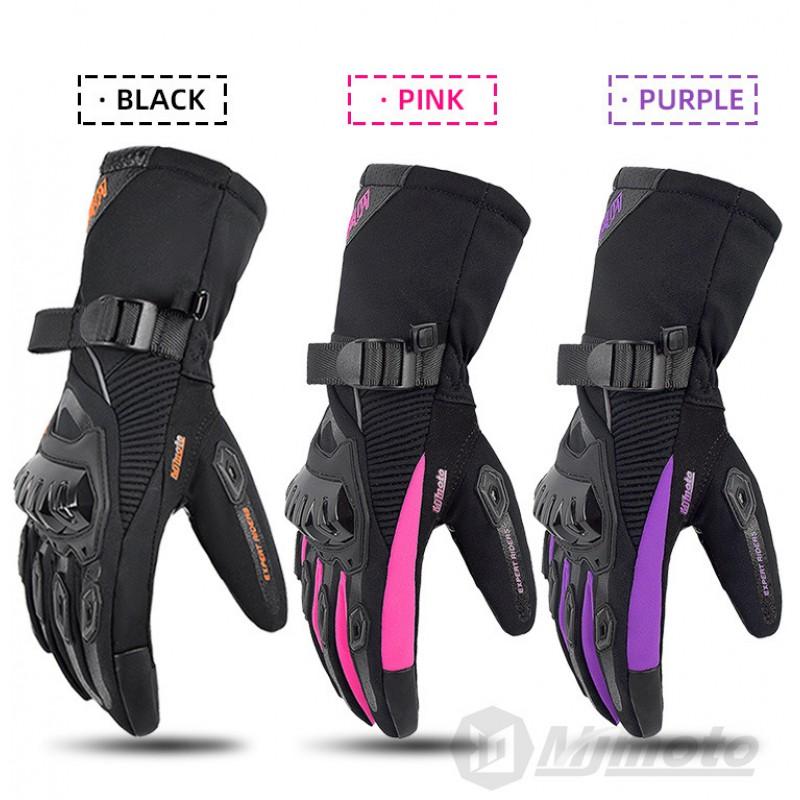 Full Finger Motorcycle Gloves Men Women Anti-Slip Crash Protection Touchscreen Compatible All Season Riding Gear