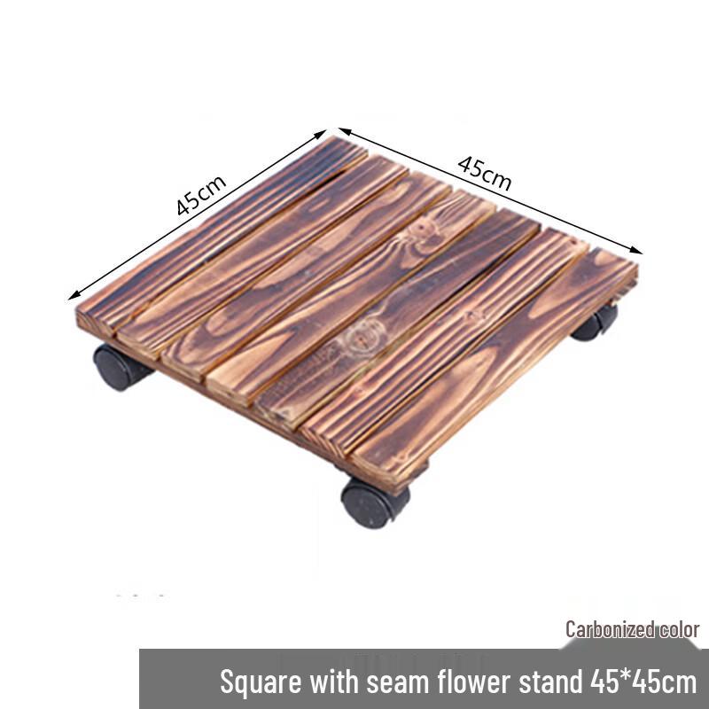 Anti-corrosion Wood Flower Pot Tray
