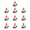 10Pcs CJMCU-010 Self-Locking Switch Module DC 12V Double Row Switch with Self-Locking Switch Button Module Board