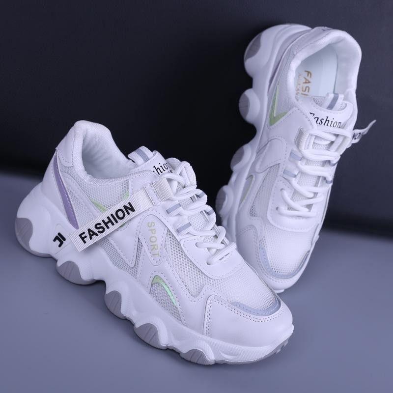 New Sports and Leisure Shoes Versatile Dad Shoes New Breathable Student Running Shoes Women
