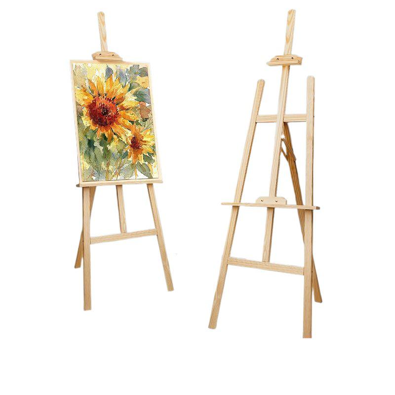 Adjustable Solid Wood Easel: Children's Art, Wedding Display, Sketch & Oil Painting Stand