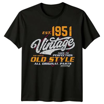 Est 1951 Vintage Old Style Mens T Shirt 75th Birthday Gift Unisex T-Shirt
