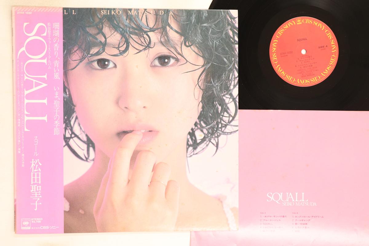 

LP Record SEIKO MATSUDA - Squall 27AH1032 CBS SONY 1980 Japan Obi Japanese Pop/Rock Used