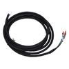 Servo Motor Low Power Power Cable Fit for A4 A5 A6 Flame Retardant Soft Easy Wiring 3.0m