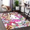 1pc Sanrio Hello Kitty Mermaid Printed Office Carpet Rectangle Rug Under The Table,Perfect Room Decor for Living Room, Bedroom, Kitchen, Non-slip Floo