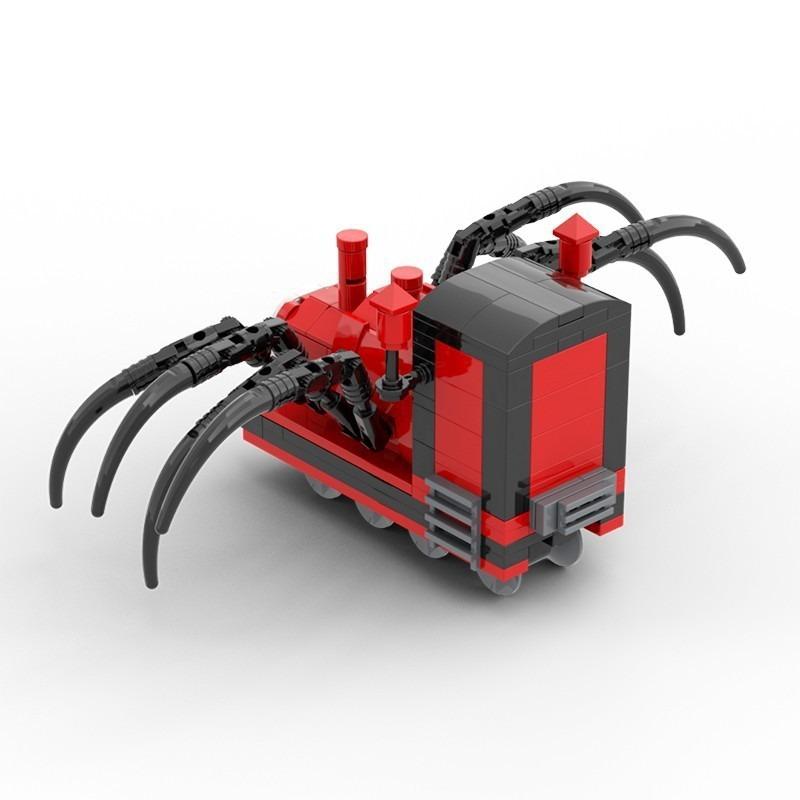 Children's Building Blocks, Red Train, Charles Train, Small Particle Toy