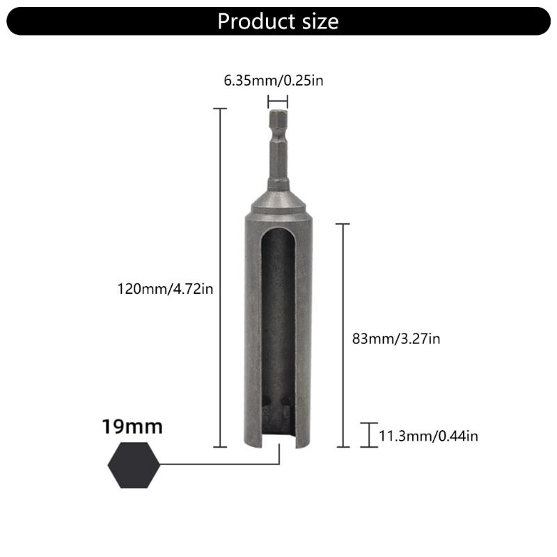 Bicycles Hydraulic Disc Brake Oil Tube Wrench Adapter Bike Valves Repair Tool Quick Change Hex Shank Socket Wrench