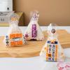 50Pcs Lovely Cartoon Triangle Rice Ball Packing Bag Seaweed Onigiri Sushi Bag Sushi Making Mold Tools Bento Accessories